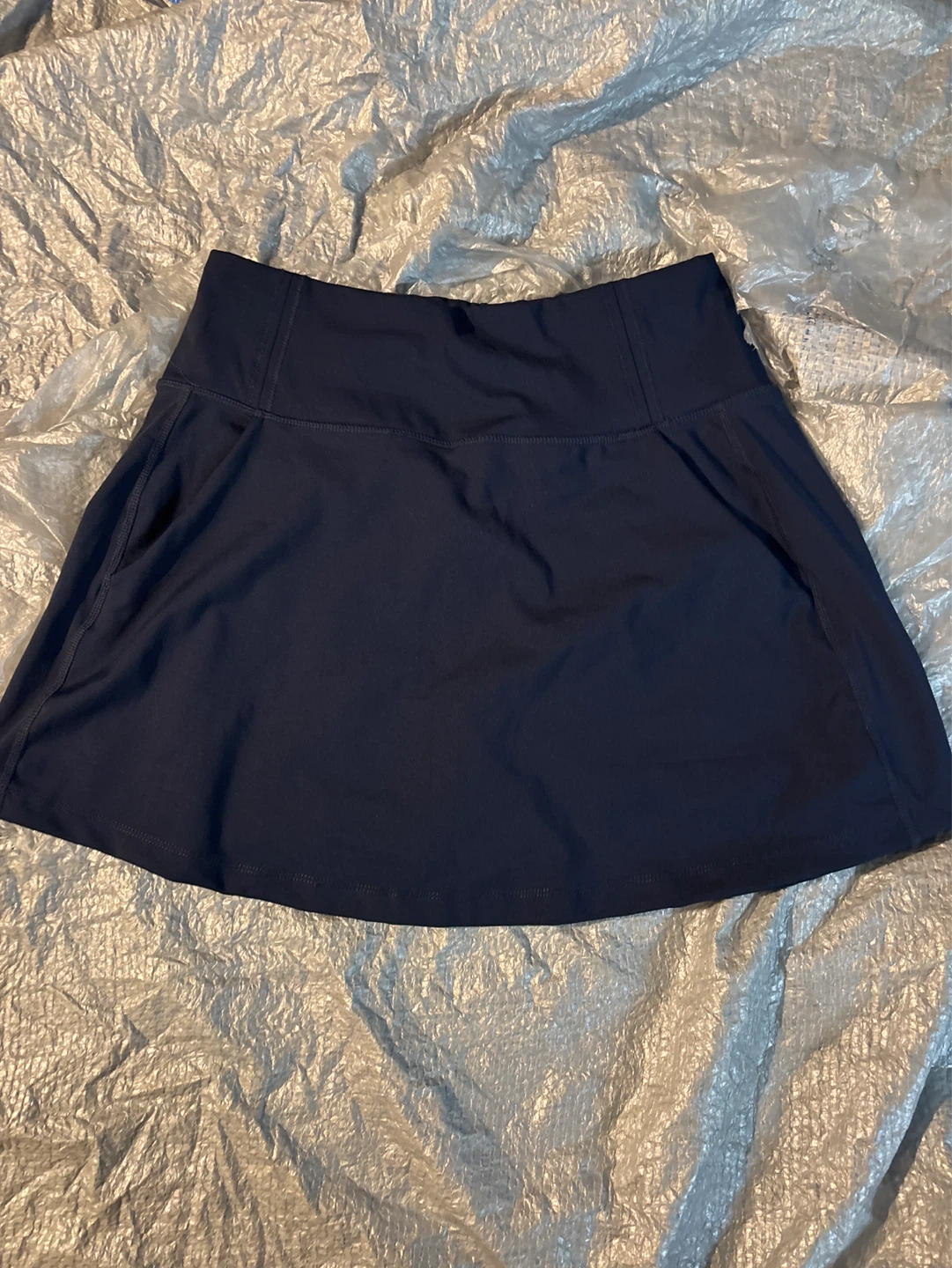 NWOT LOLË Navy Blue Tennis Skirt with Built-in Shorts - Size M