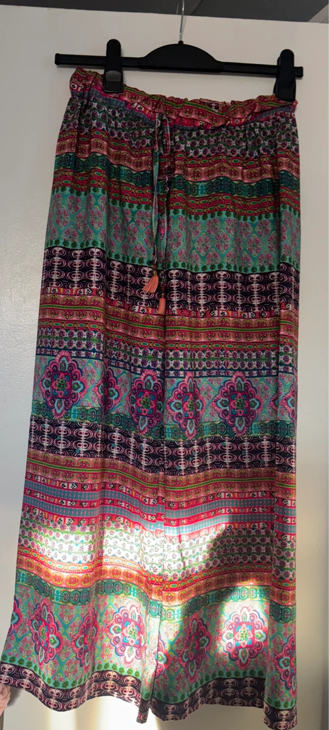 Bohemian Style wide leg pants