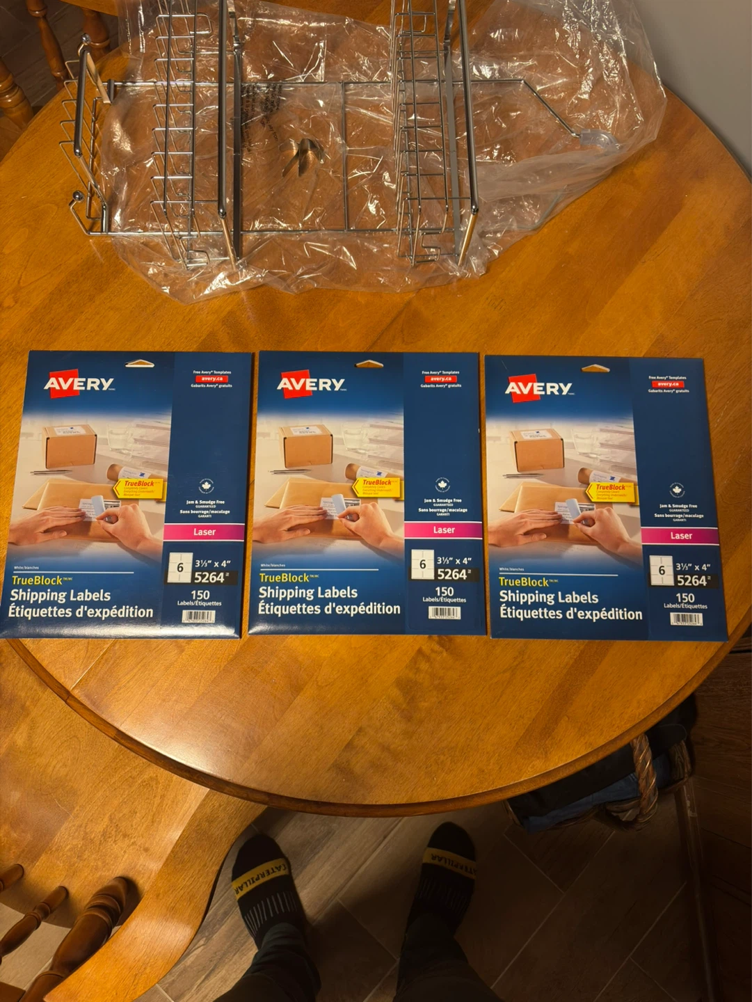 Avery TrueBlock Shipping Labels 3 1/2" x 4" (3 x 150 labels)