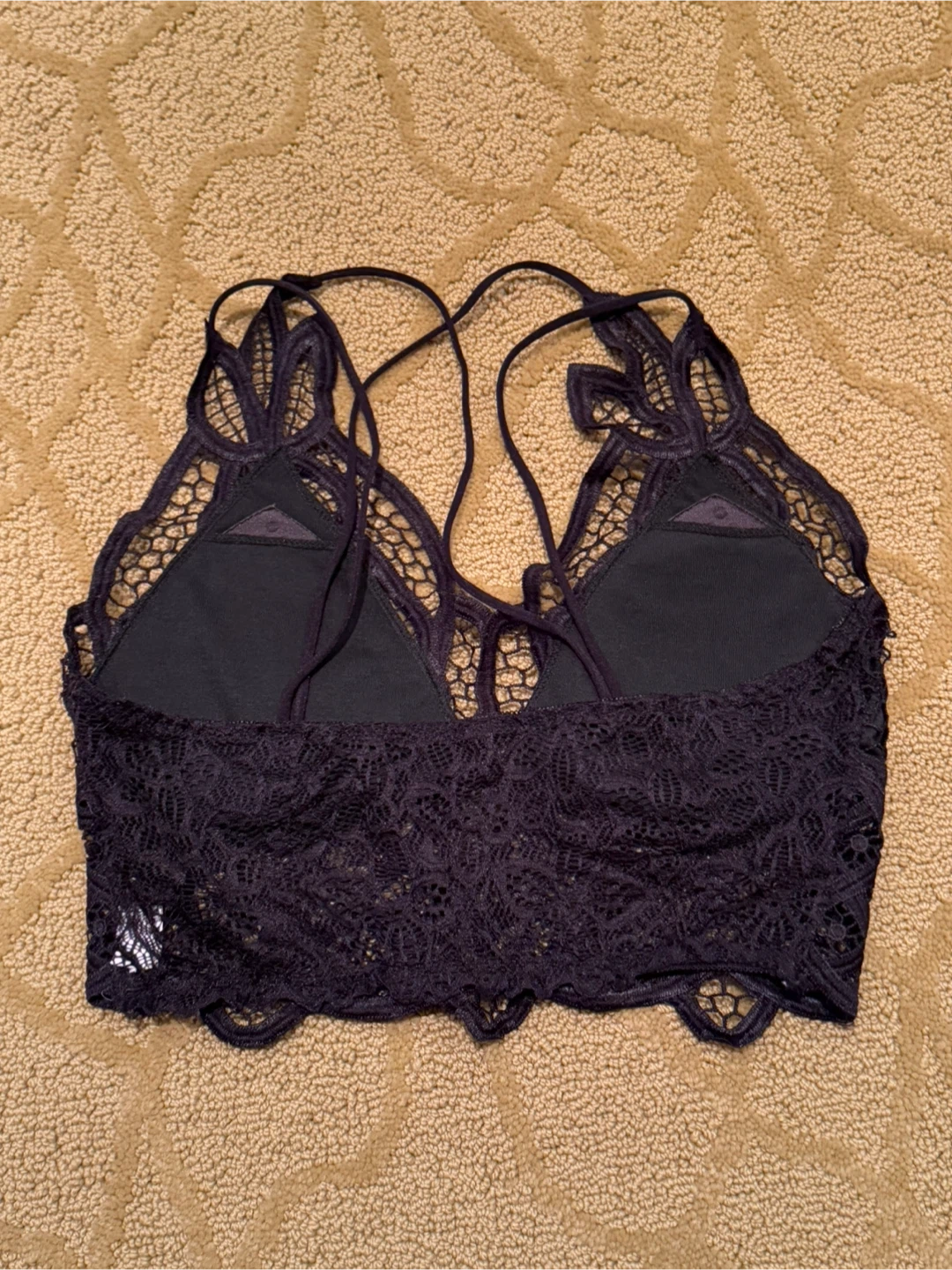 Black Lace Bralette - M - photo 2