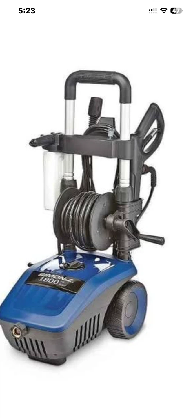 SIMONIZ 1800psi Pressure Washer