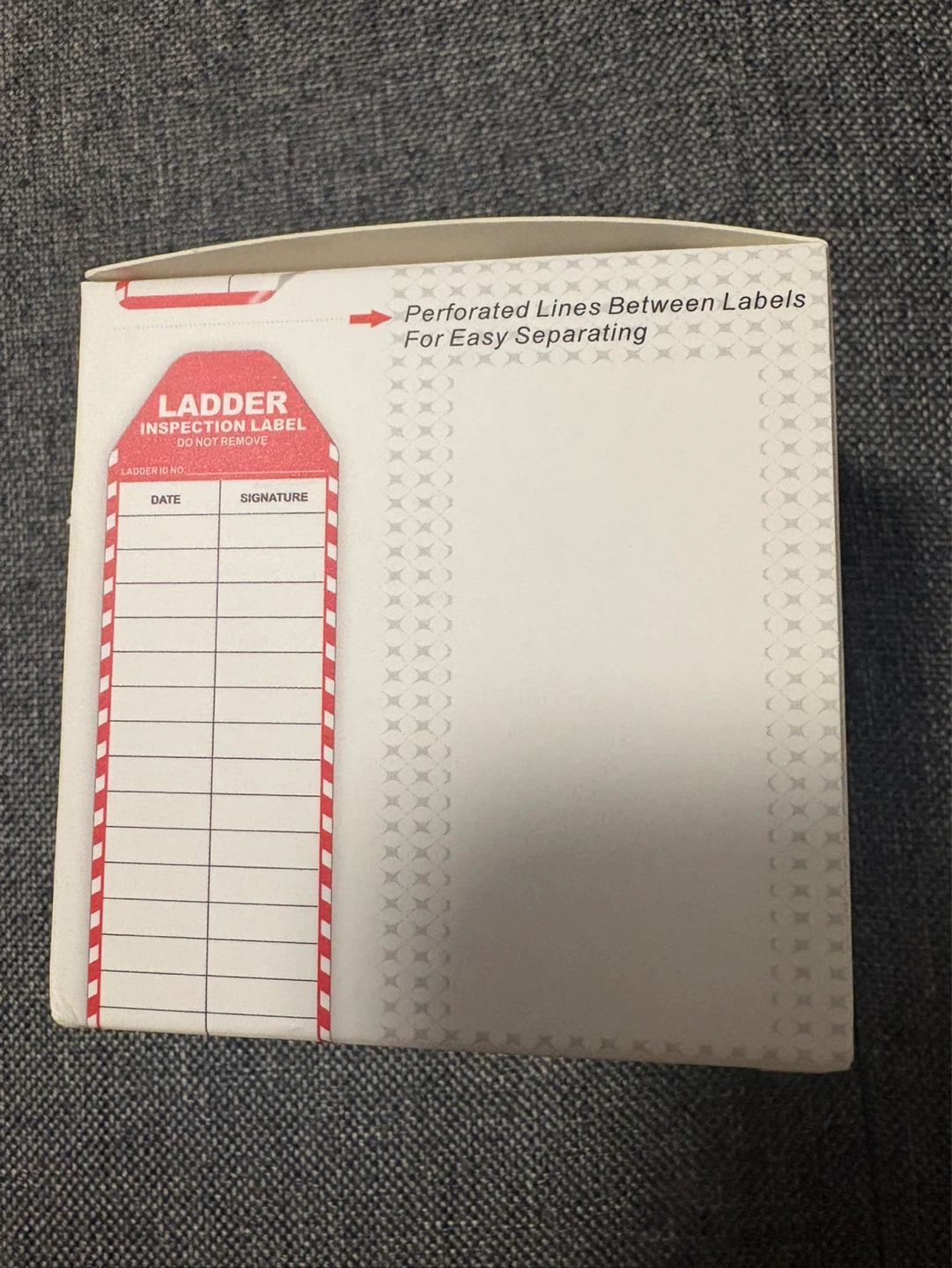 Ladder Inspection Stickers - 8.5 x 2 Inches - photo 3