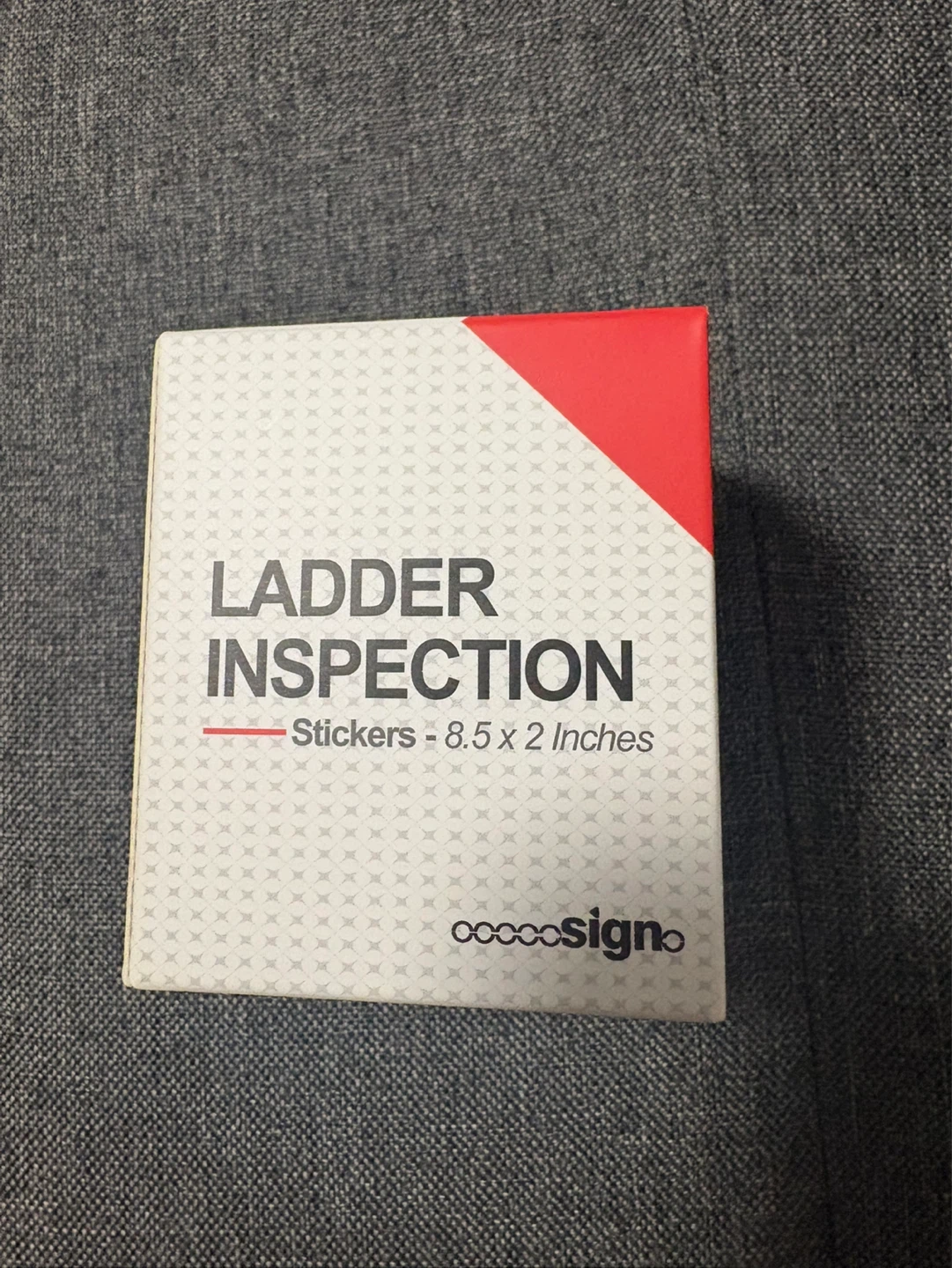 Ladder Inspection Stickers - 8.5 x 2 Inches - photo 4