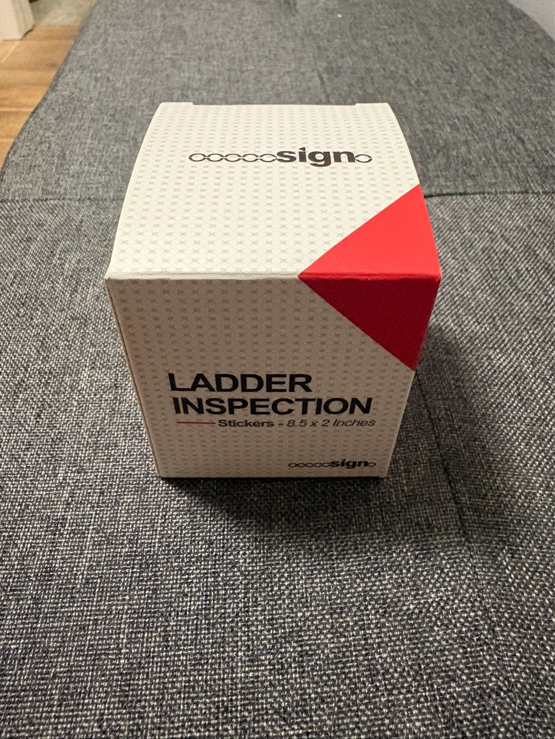 Ladder Inspection Stickers - 8.5 x 2 Inches