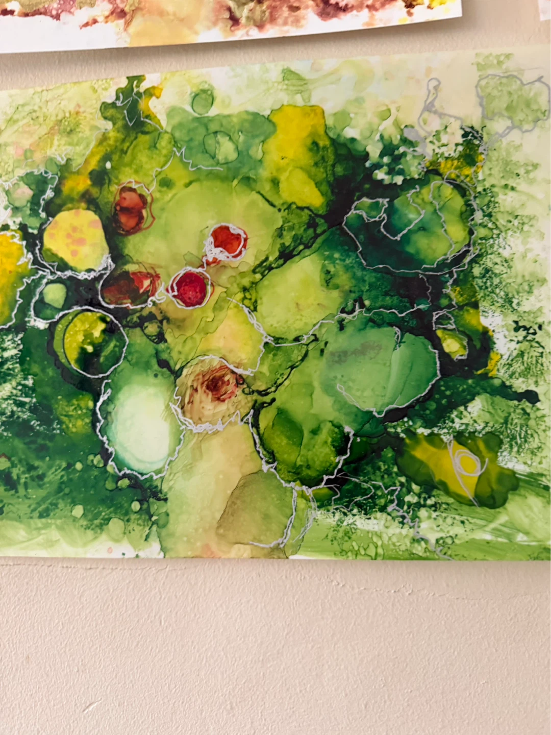 Abstract Alcohol Ink Art Painting