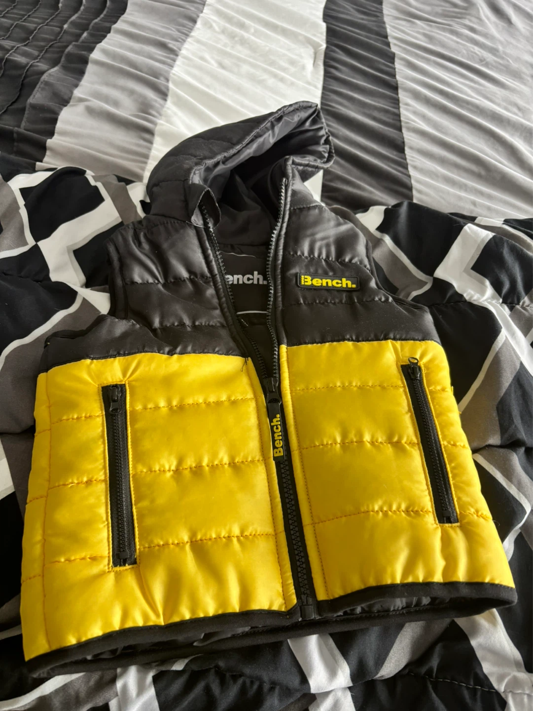 Bench. Puffer Vest Yellow/Black 3 Years