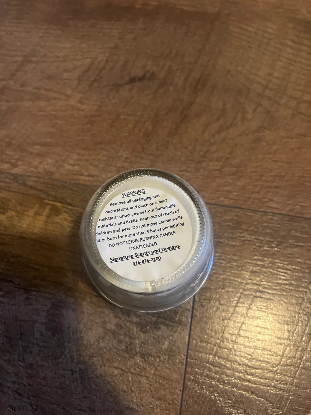 Signature Scents and Designs Sweet Pea Soy Candle - photo 3