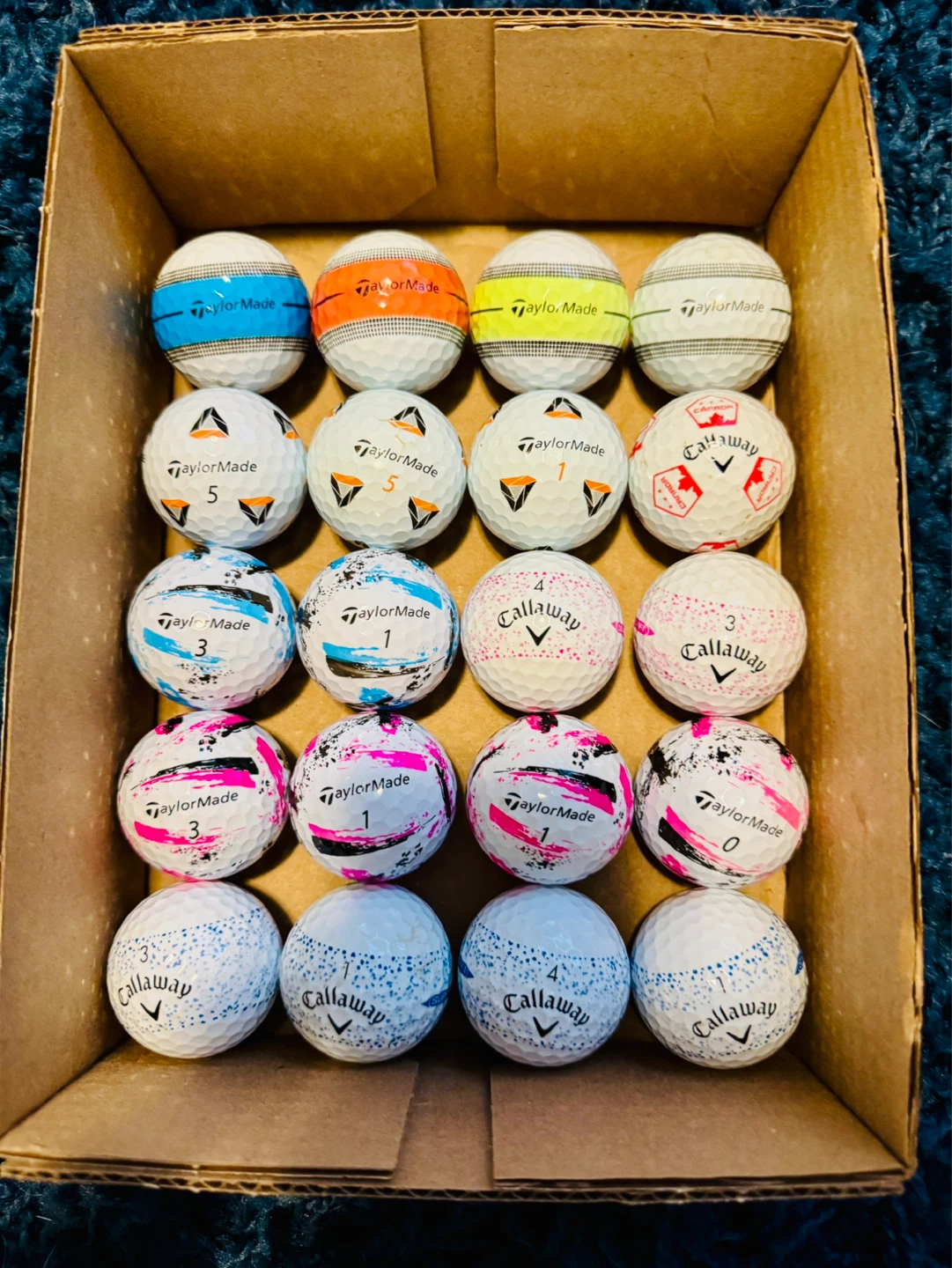 MINT PREMIUM MIXED GOLF BALL LOT – 20 BALLS