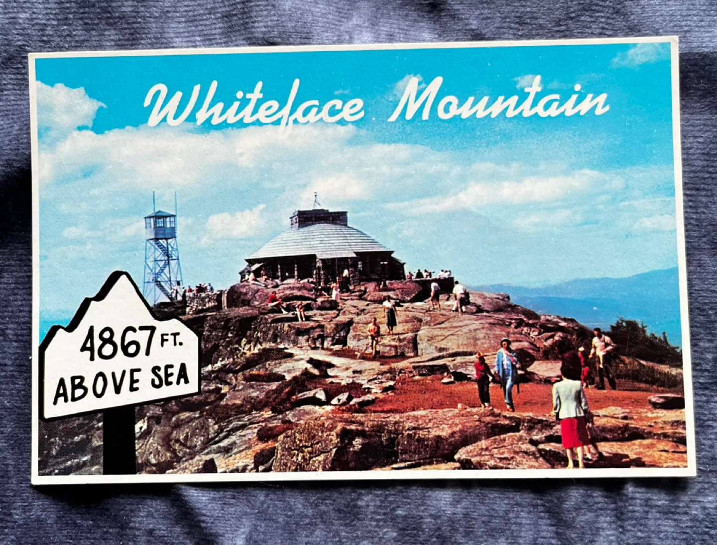 Whiteface Mt. Castle Postcard Adirondack Mountains New York NY