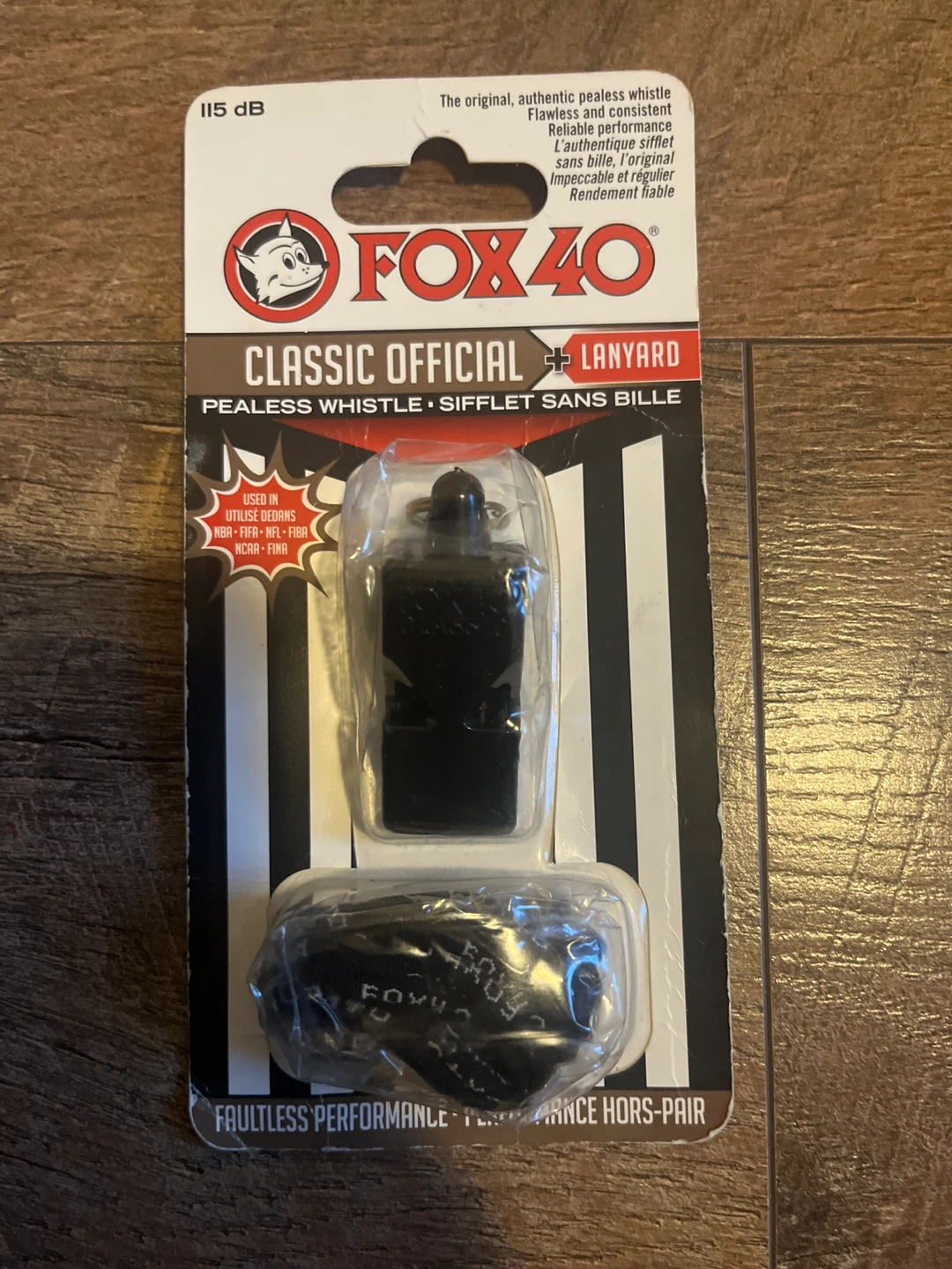 Fox 40 Classic Official Whistle with Lanyard