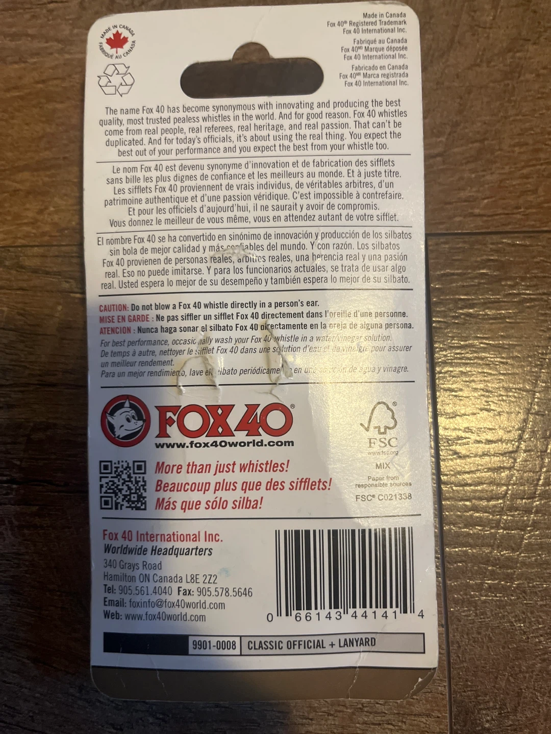 Fox 40 Classic Official Whistle with Lanyard - photo 2