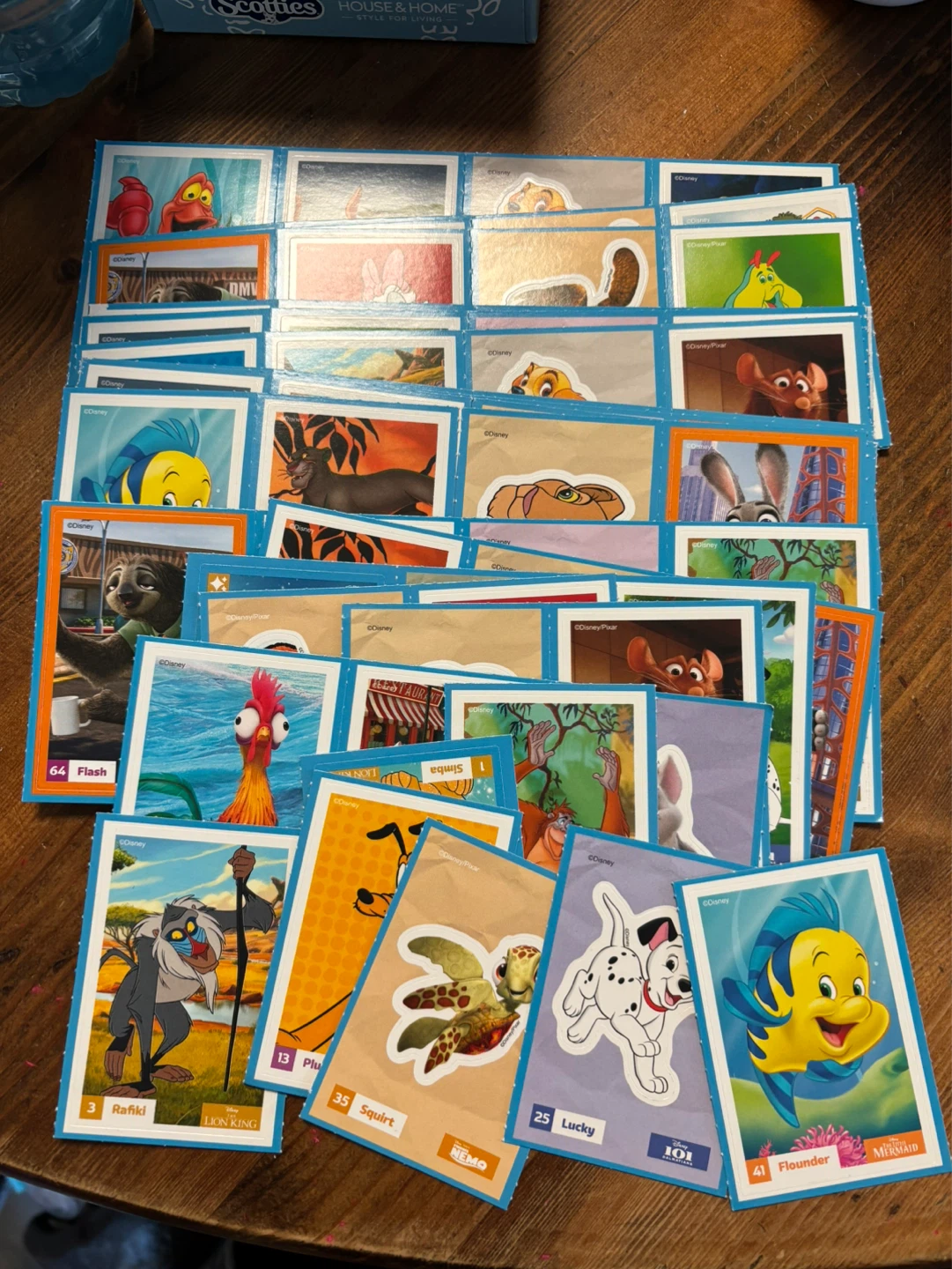 Disney Trading Cards Collection - Assorted Characters