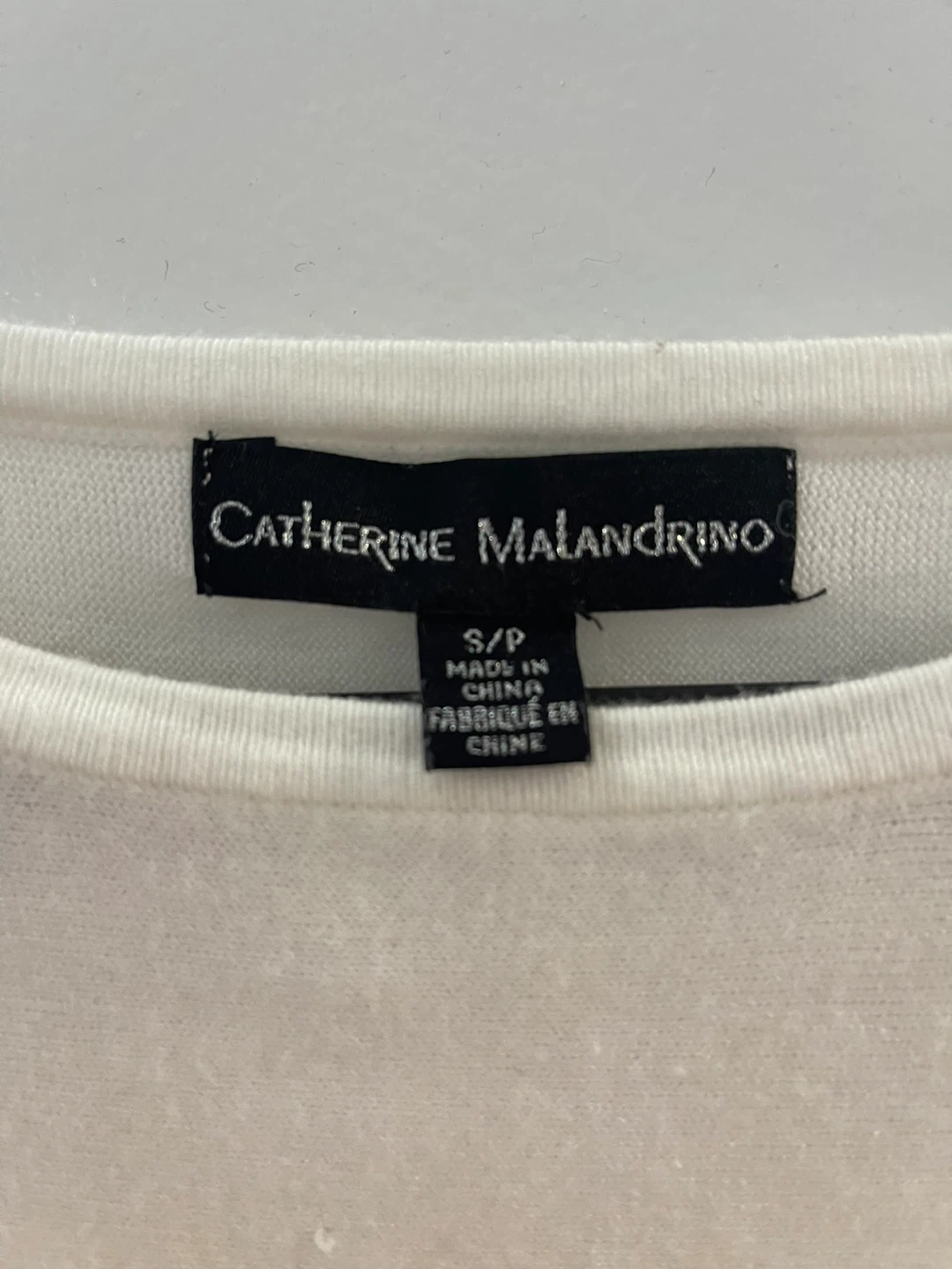 Catherine Malandrino Sweater - White - Size S/P - photo 4