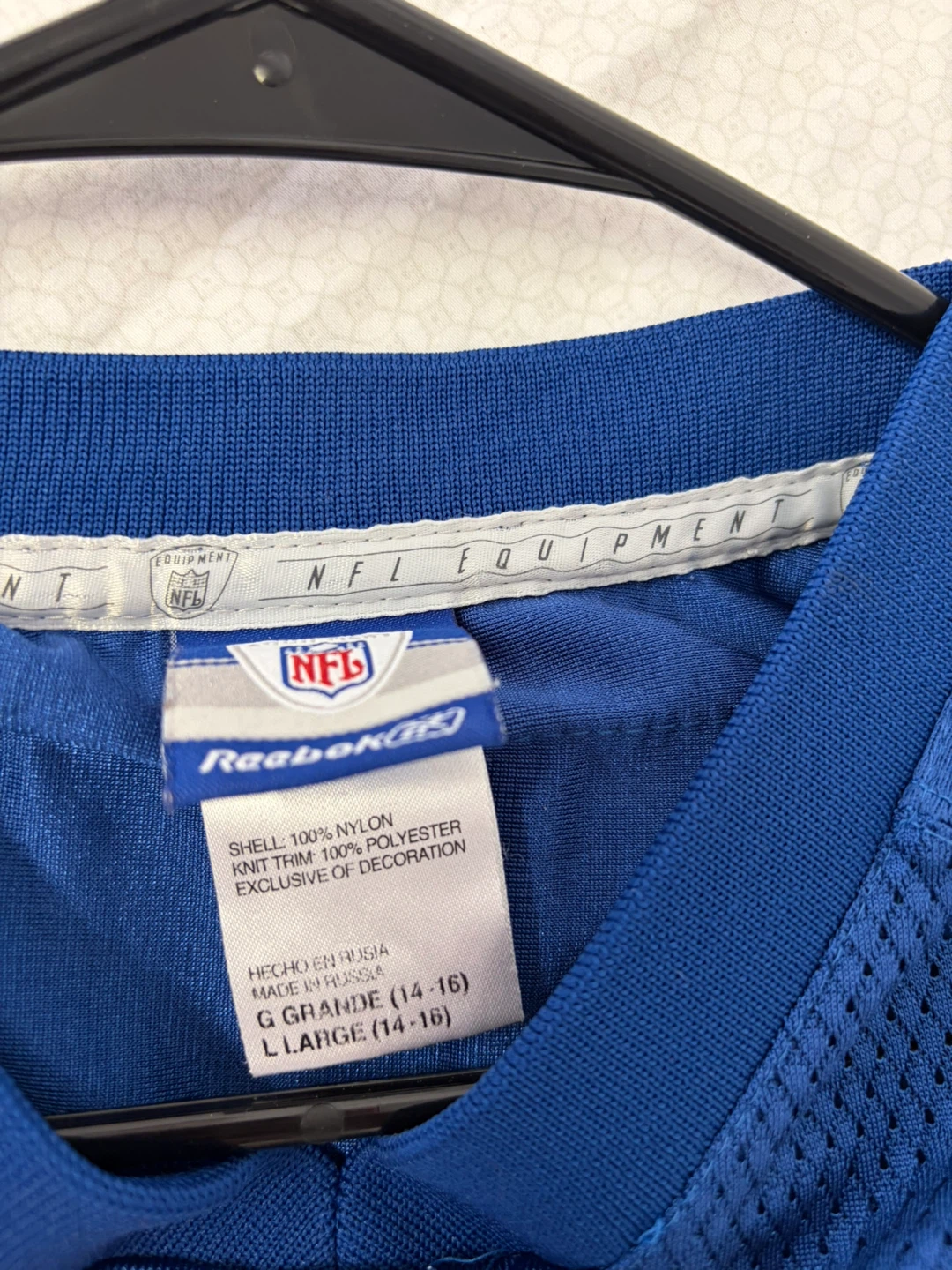 Reebok Indianapolis Colts Peyton Manning #18 Jersey Youth Large - photo 3