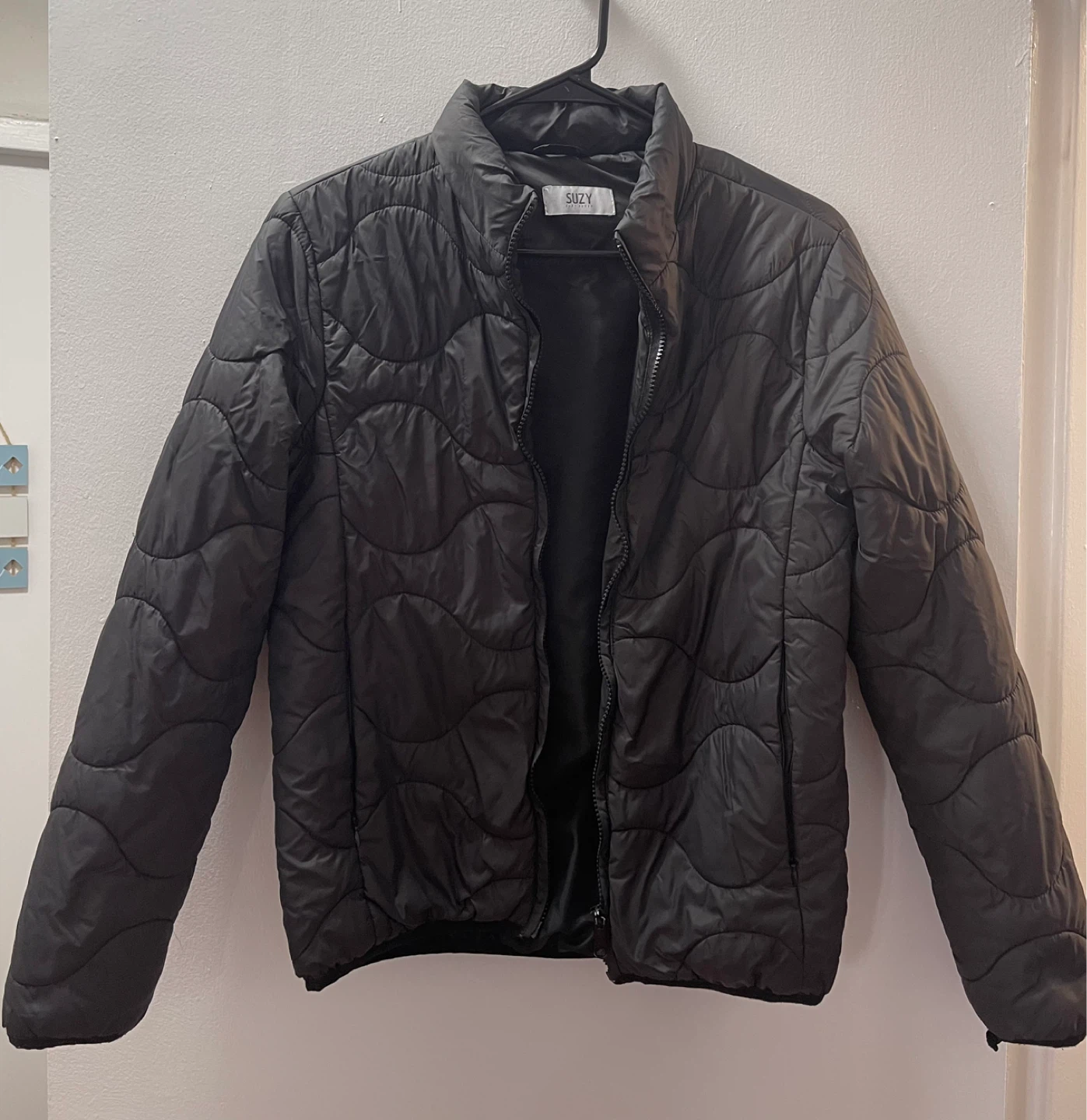 SUZY Black Quilted Jacket - XS/TP