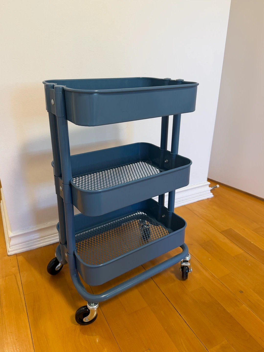 IKEA RÅSKOG Utility Cart / Rolling Trolley – Grey Blue - photo 2