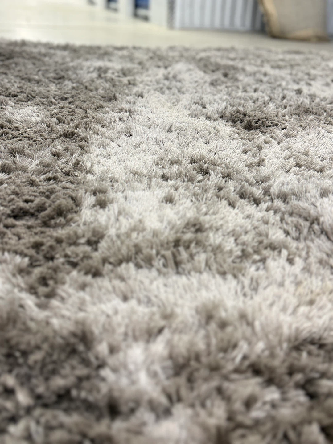 Soft Shaggy Area Rug - Grey - photo 3