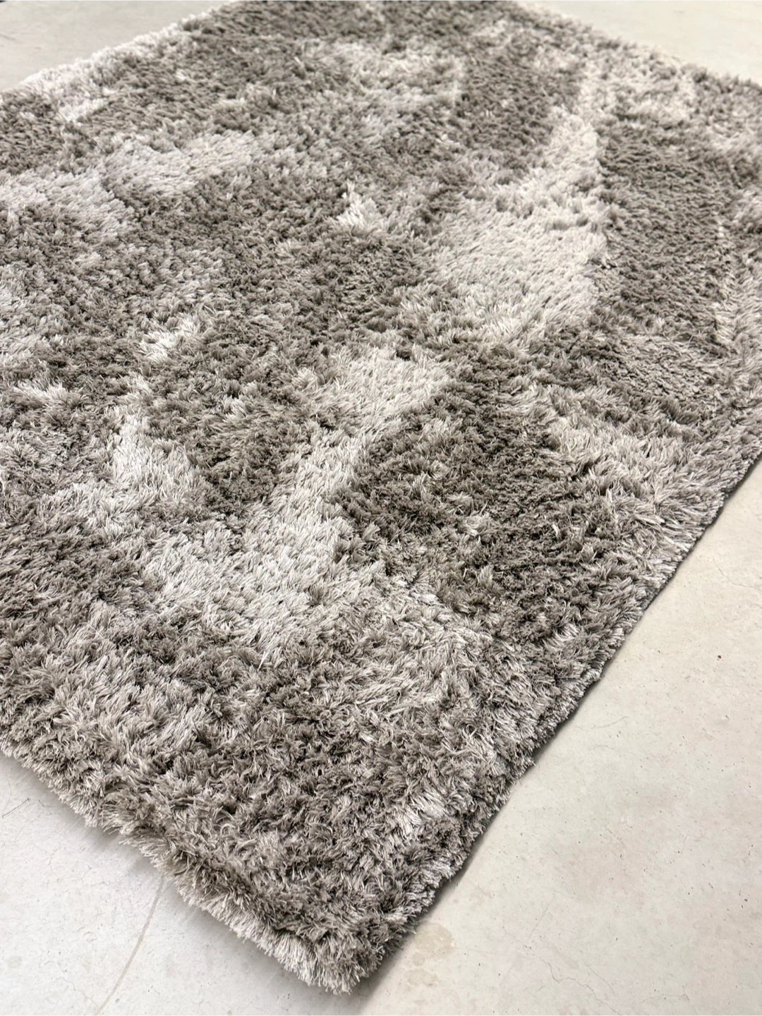 Soft Shaggy Area Rug - Grey - photo 4