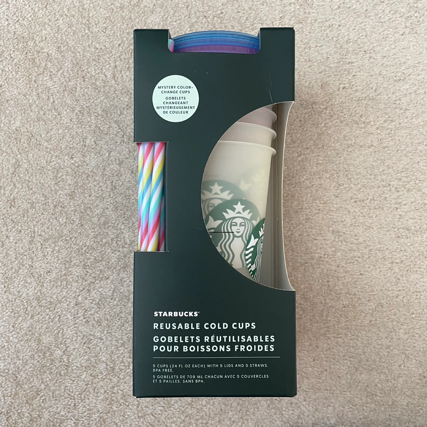 Starbucks Reusable Cold Cups - Mystery Colour Change