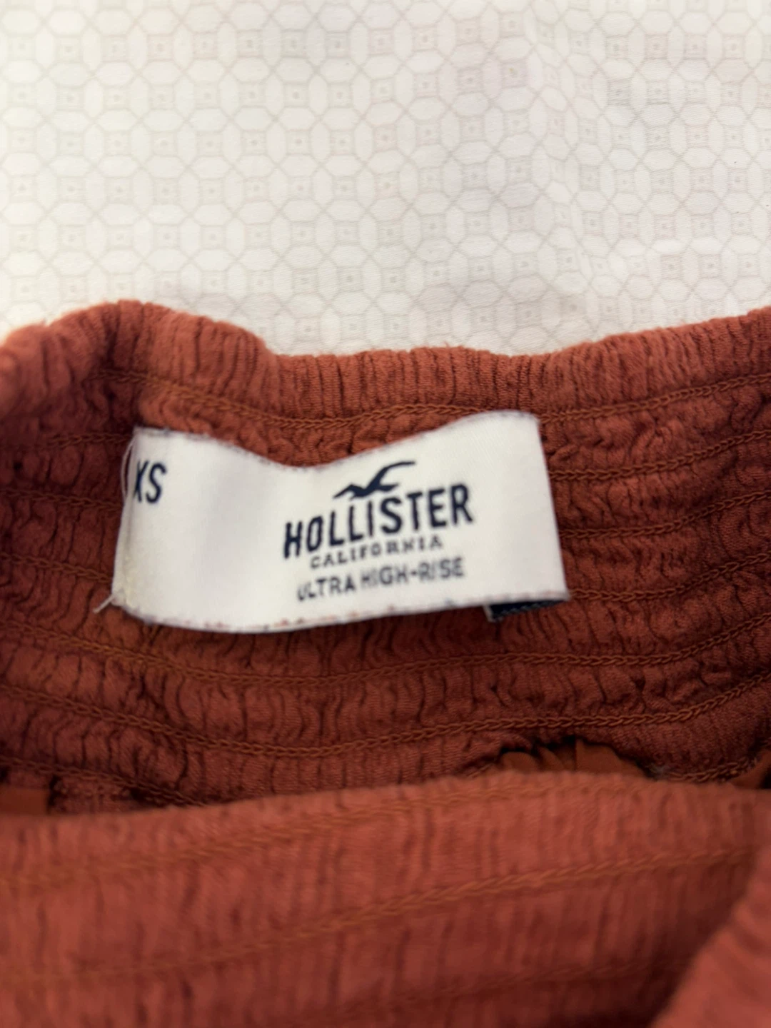 Hollister Ruffled Tiered Skirt - Terra Cotta - XS - photo 2