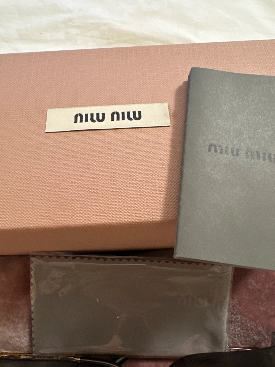Miu Miu Bestseller Sunglasses with Case and Box - photo 3