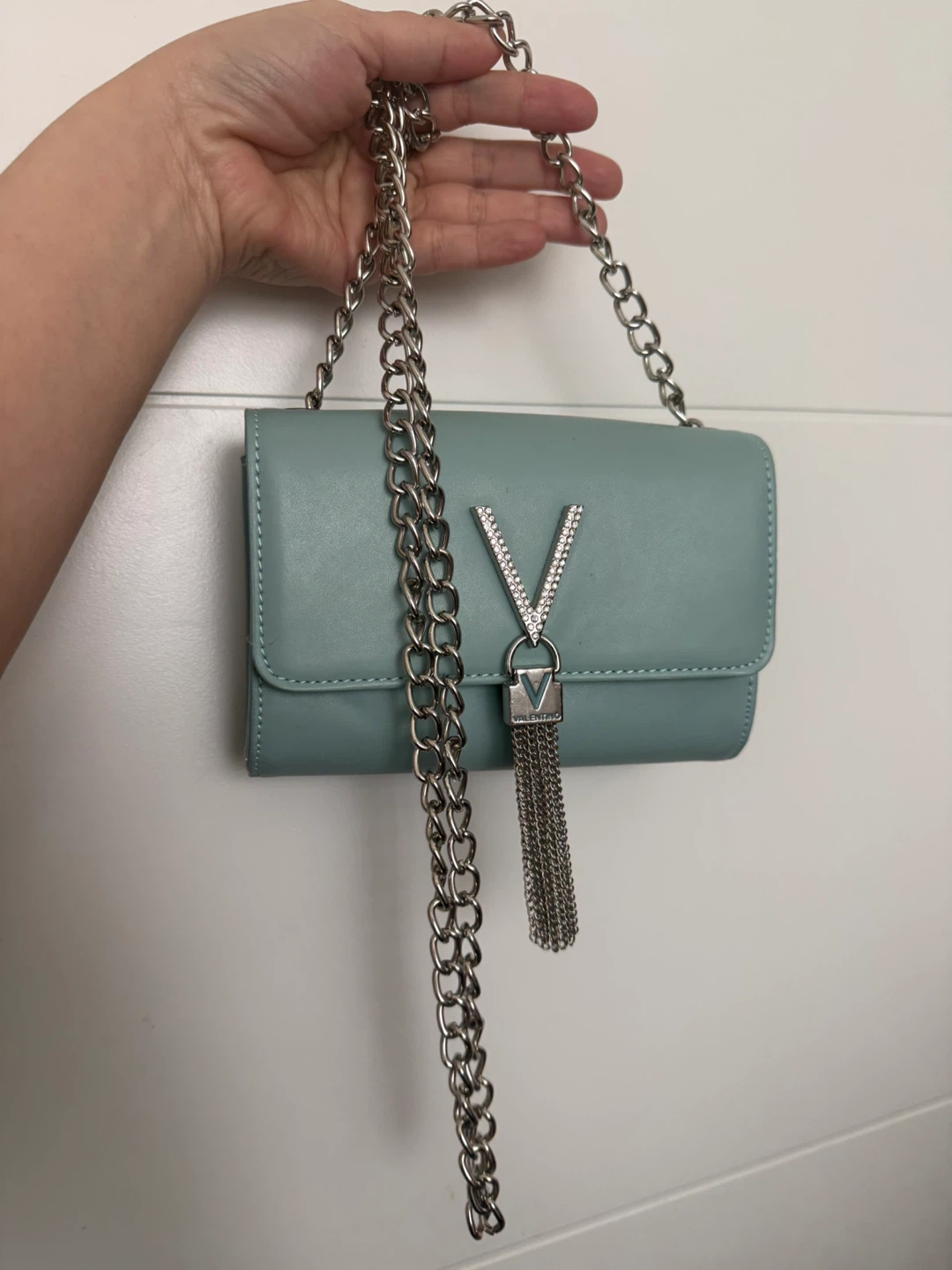 Valentino Clutch with Chain Strap - photo 2