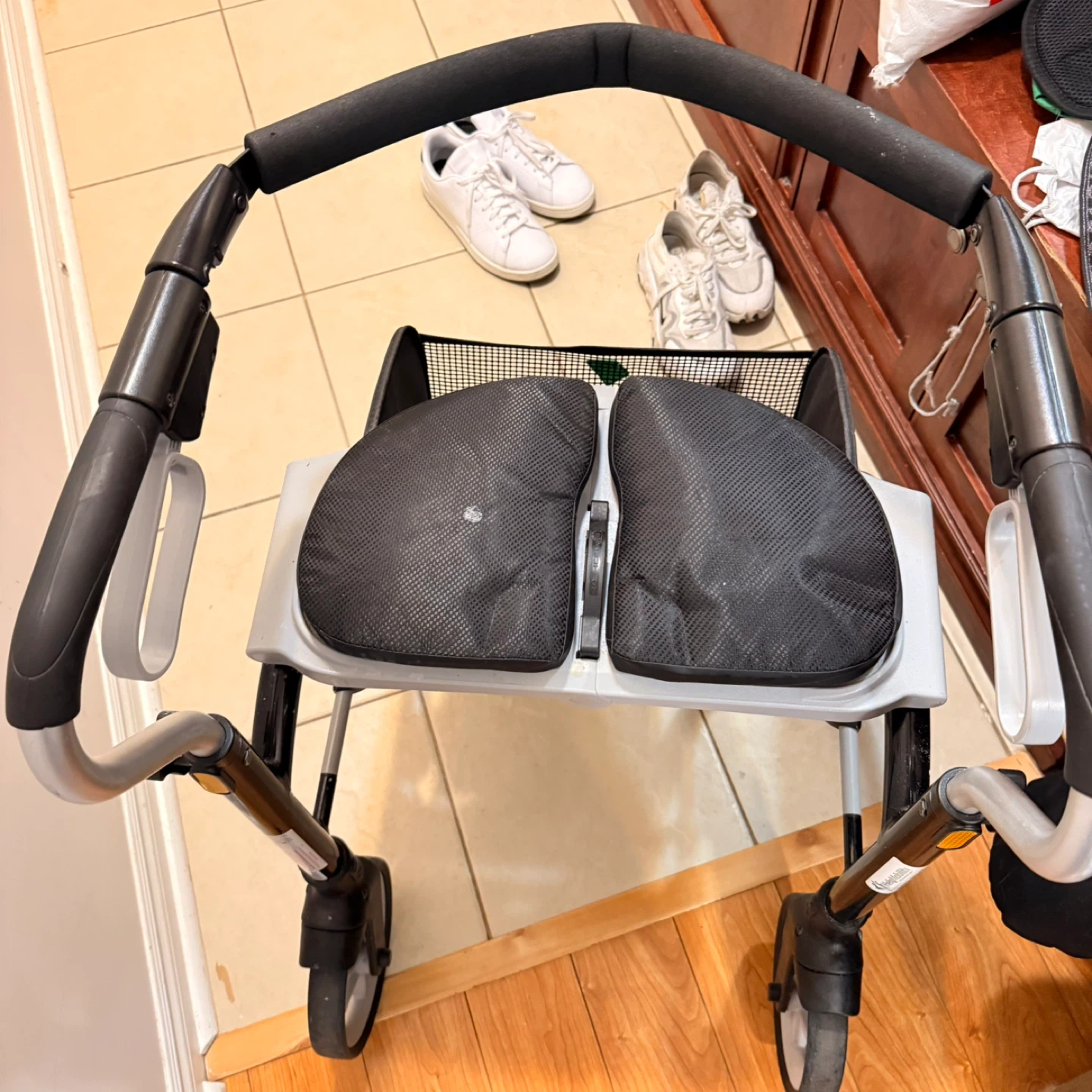 Trifecta Rollator Walker with Seat and Basket - photo 3