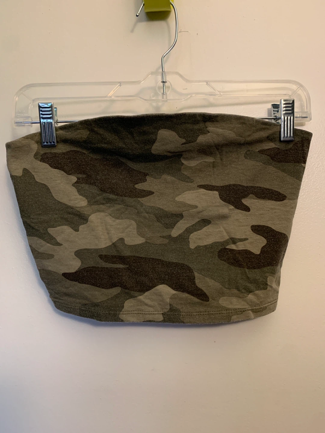 Garage Camo Tube Top Size Small
