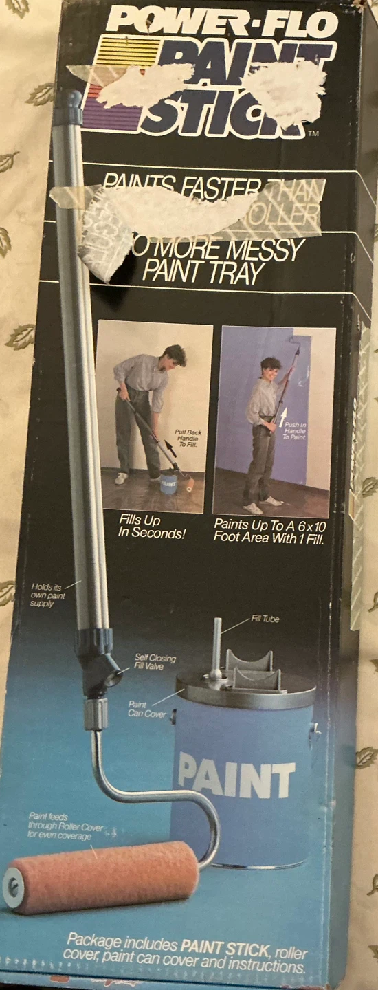 Power-Flo Paint Stick Roller..painting made easy