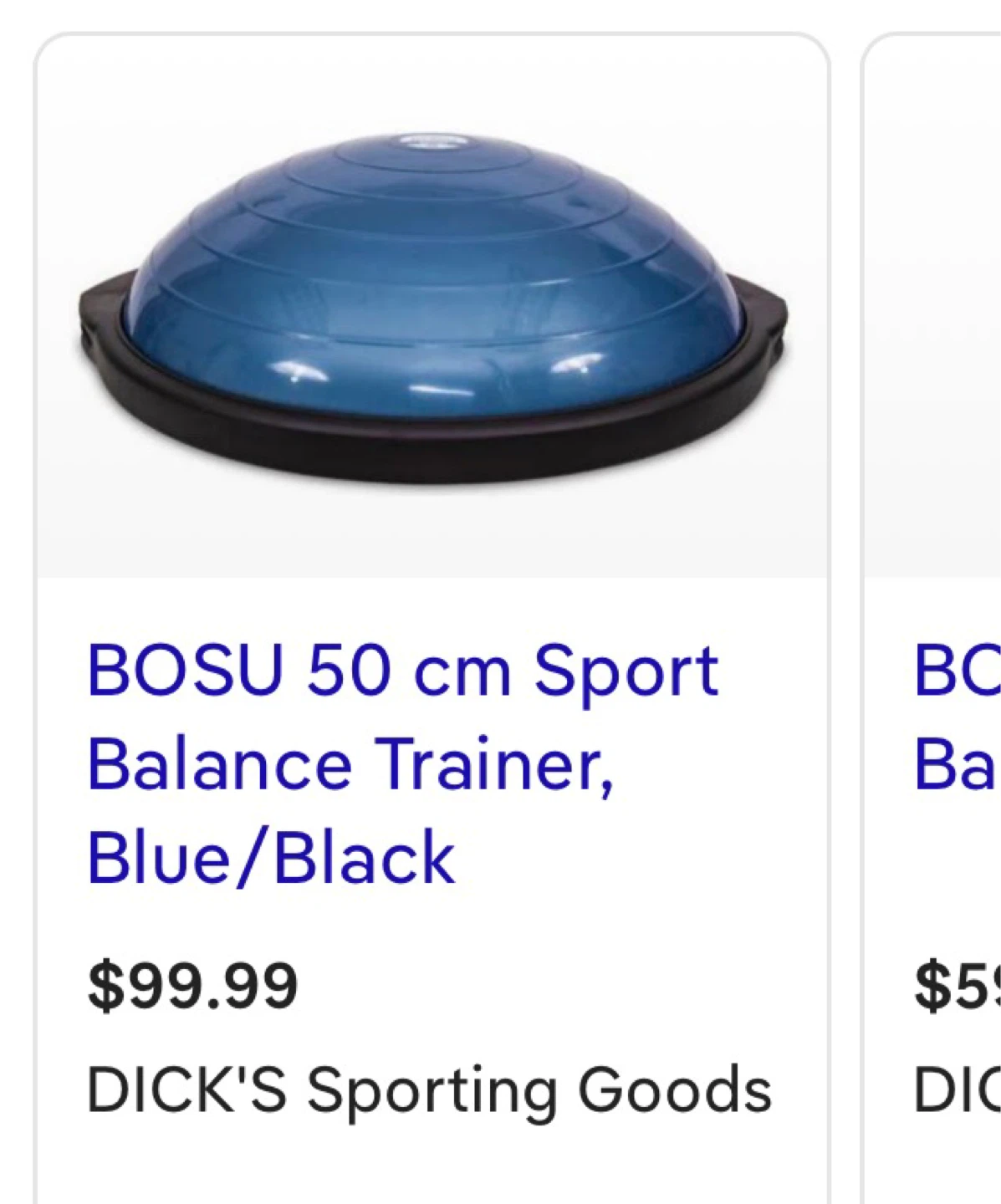 Zeally BOSU Ball Balance Trainer