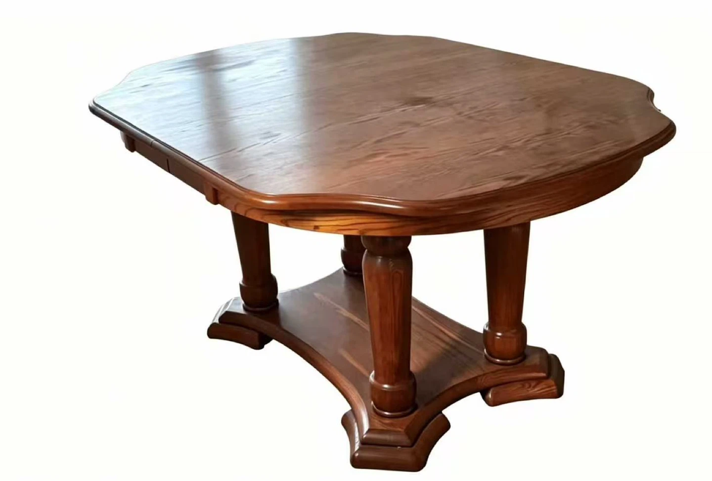 Solid Oak Dining Chairs and Table Set