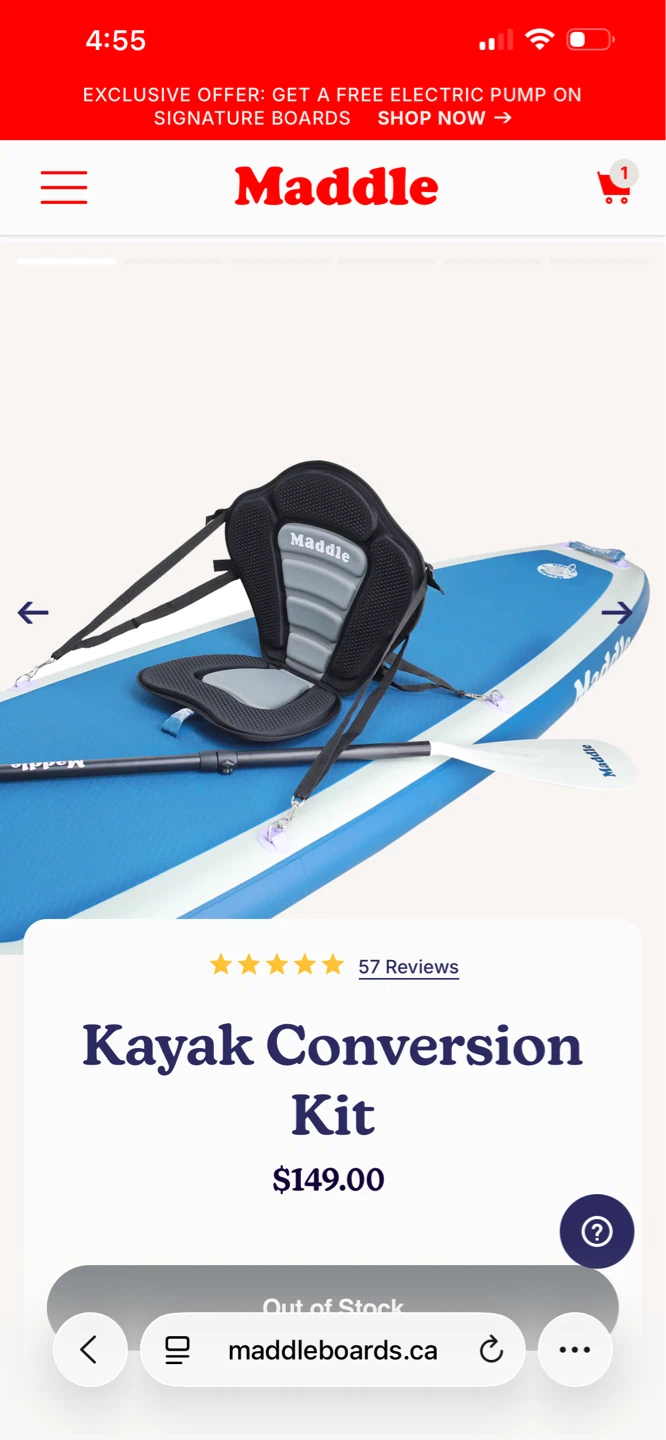 Maddle Originals Stand-Up Paddleboard 10'6" x 32" Wide - photo 4