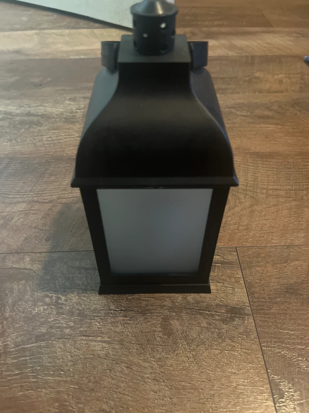 Black Lantern-Style Light Fixture - photo 2