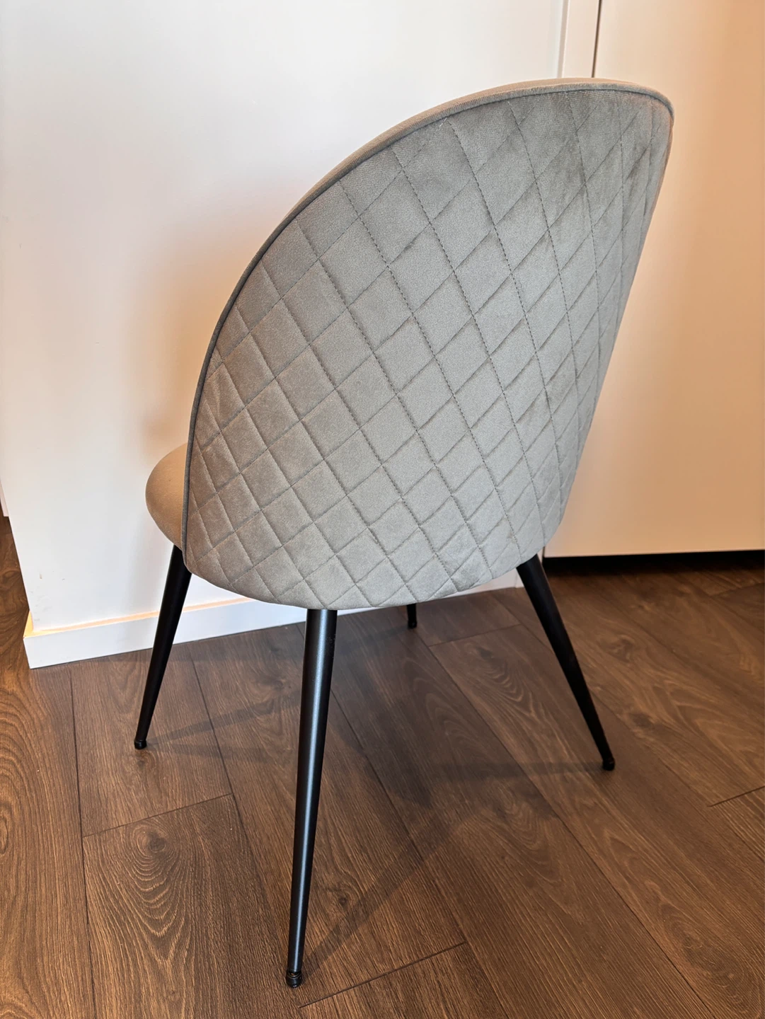 JYSK Grey Velvet Accent Chair - photo 4