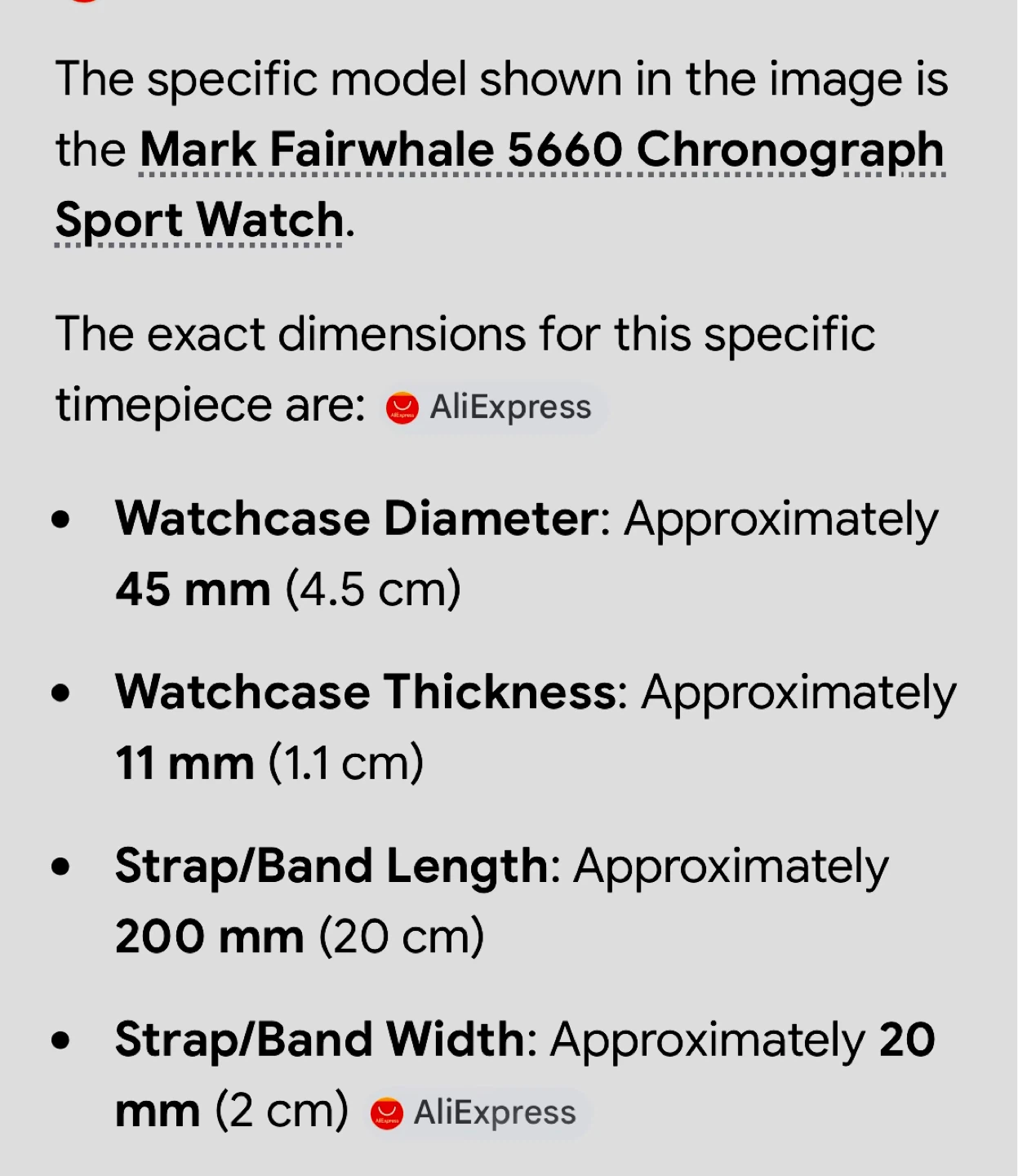 AJ Quality Watches Chronograph Red Watch - photo 5