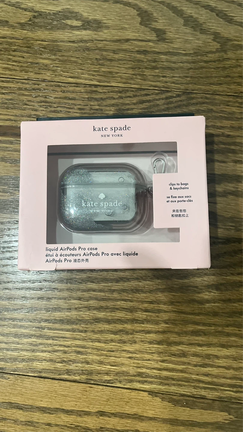 Kate Spade New York Liquid AirPods Pro Case - Glitter Clear - photo 3