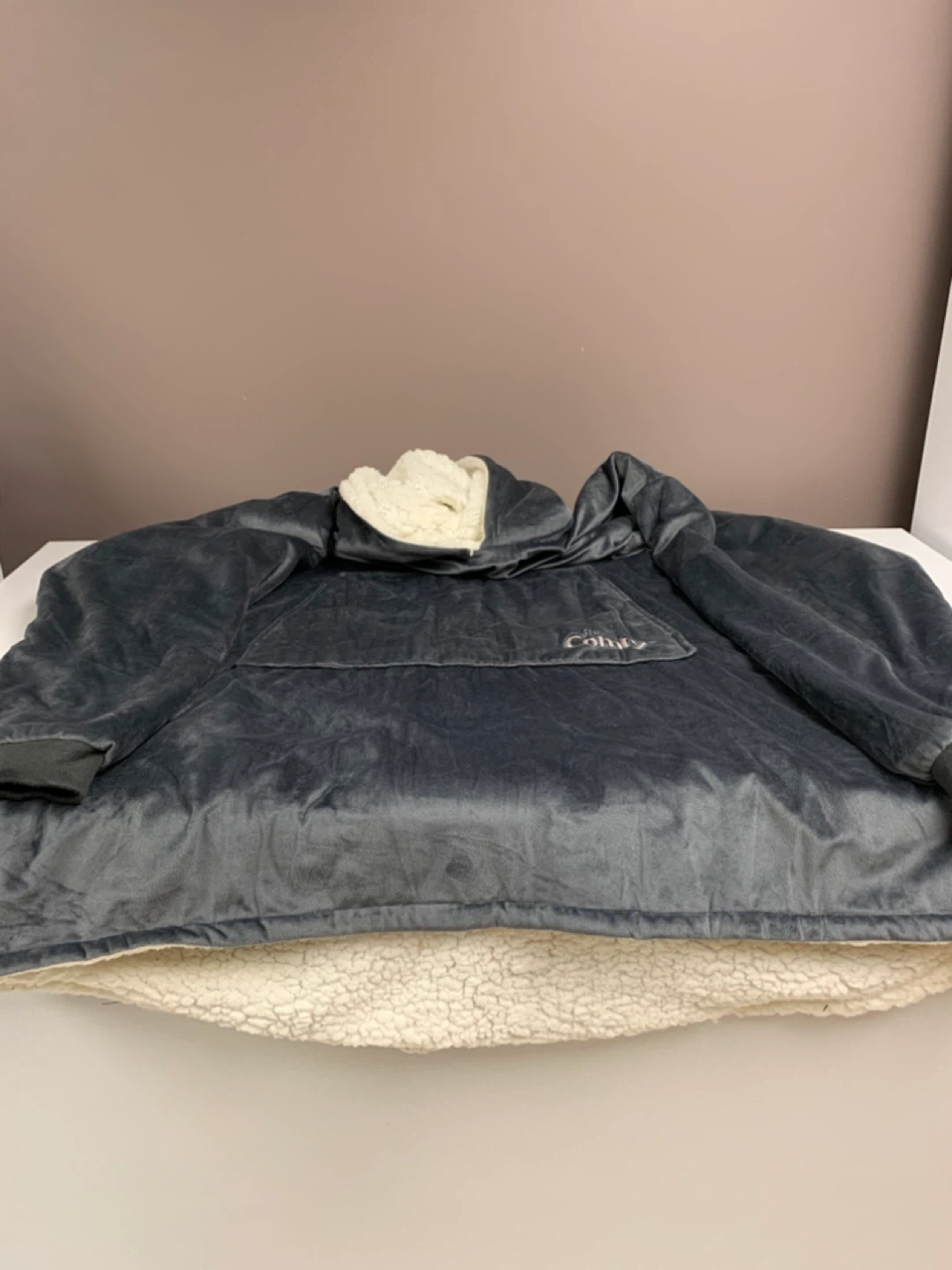 The Comfy Hooded Blanket Sweatshirt Grey - photo 3