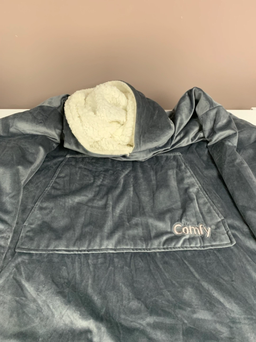 The Comfy Hooded Blanket Sweatshirt Grey