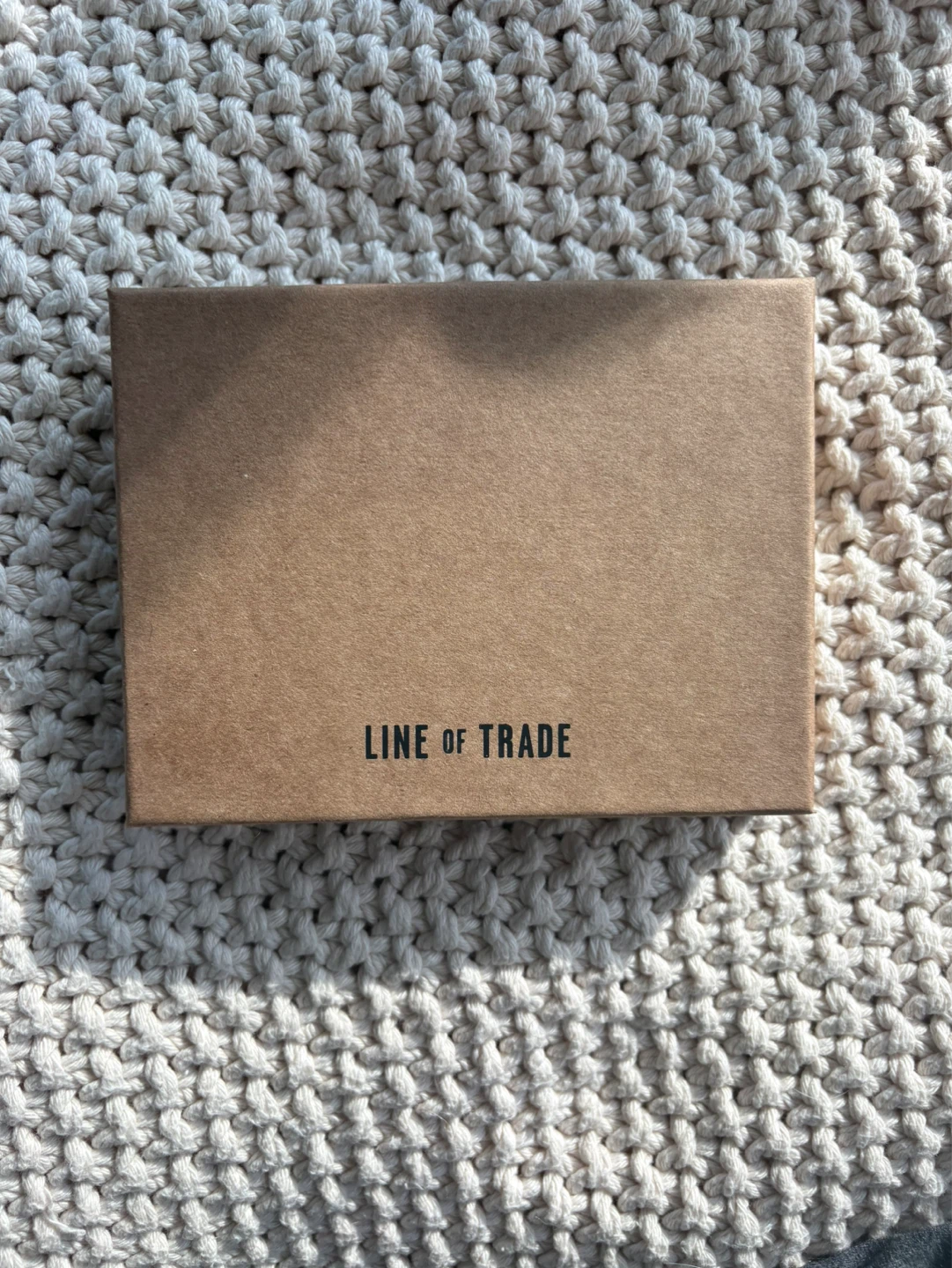 LINE OF TRADE Brown Leather Bifold Wallet