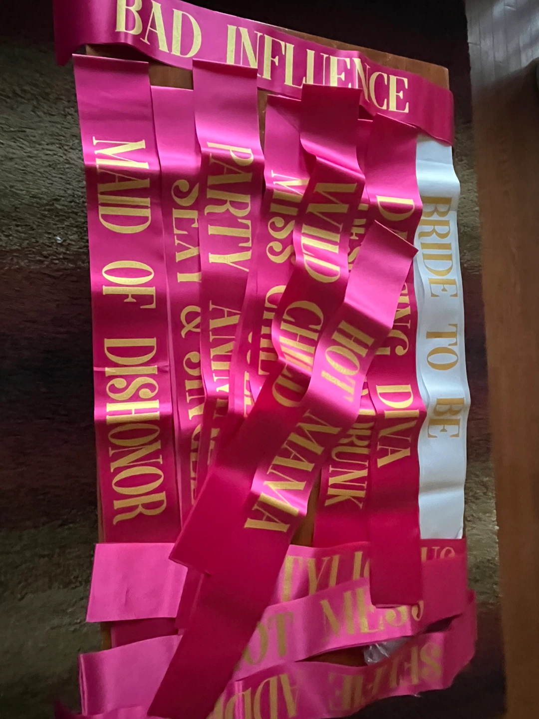 Bachelorette Party Sashes Set - Bride to Be & Fun Sayings - photo 4