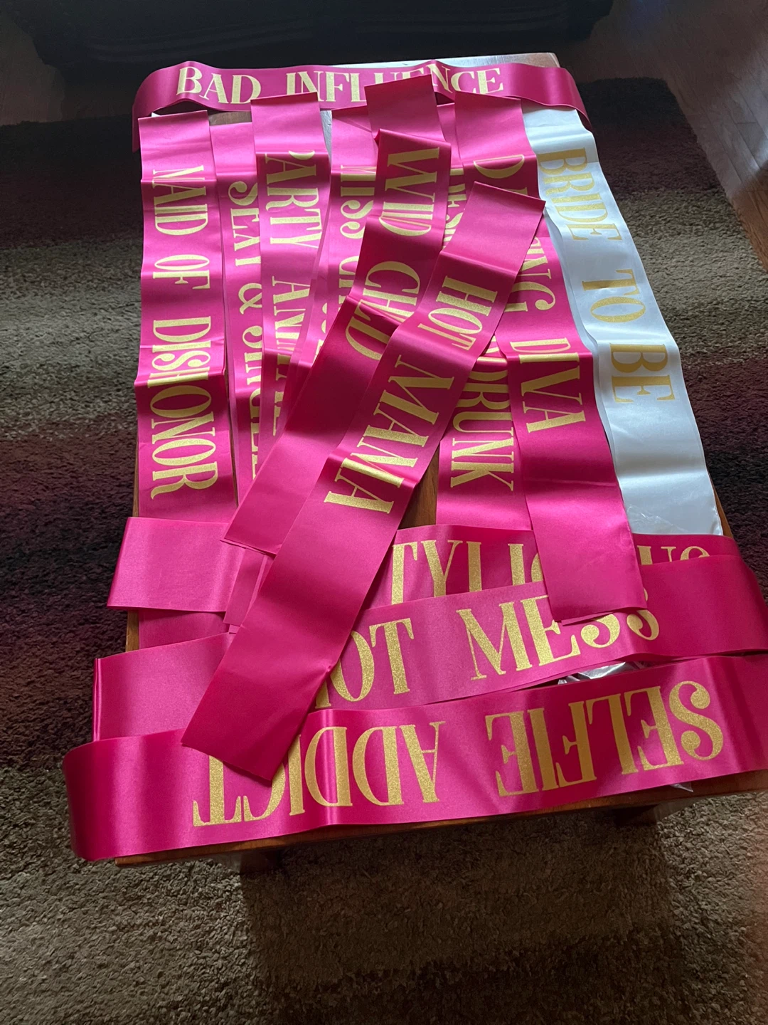 Bachelorette Party Sashes Set - Bride to Be & Fun Sayings - photo 2
