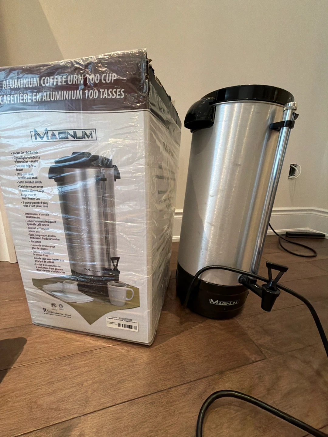 Magnum 100 Cup Aluminum Coffee Urn