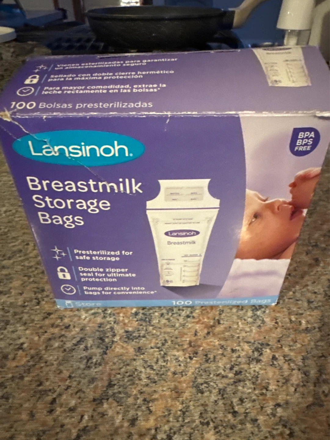 Lansinoh Breastmilk Storage Bags - 100 Count
