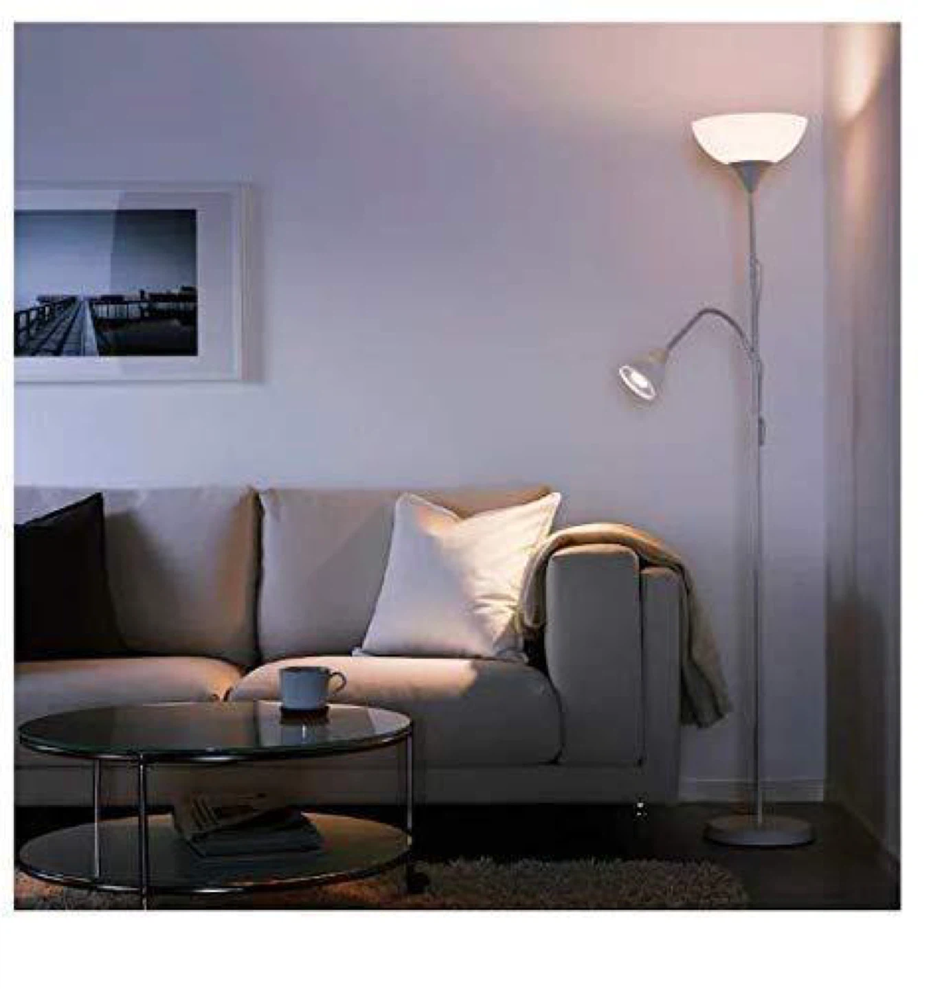 IKEA Floor Lamp/Uplighter/Reading Lamp - photo 2