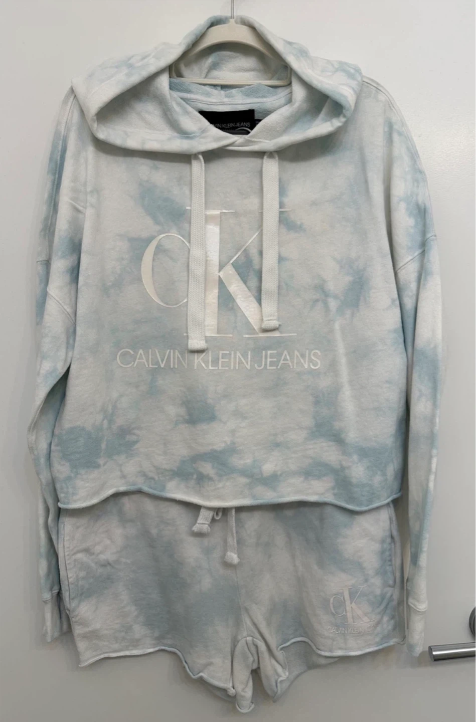Calvin Klein Jeans Tie-Dye Hoodie & Shorts Set
