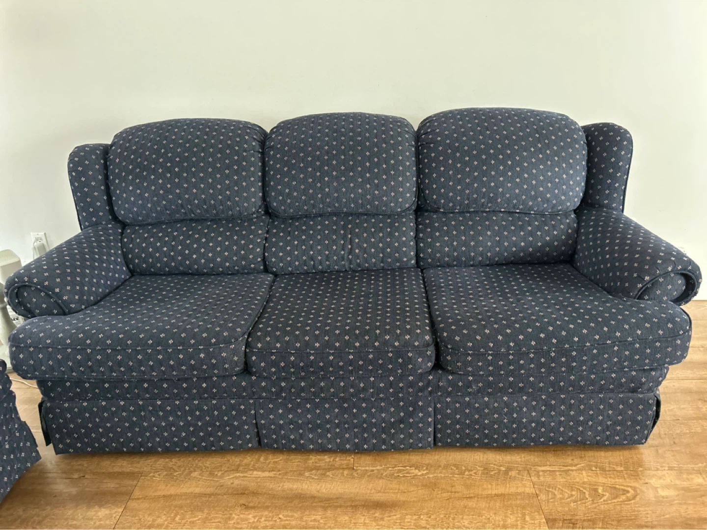 Blue Sofa and Loveseat Set