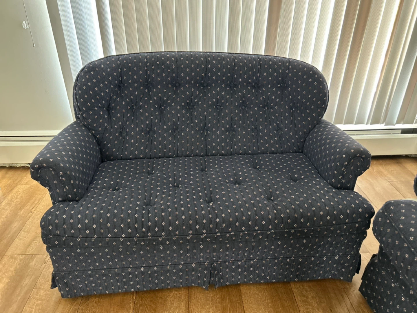 Blue Sofa and Loveseat Set - photo 2