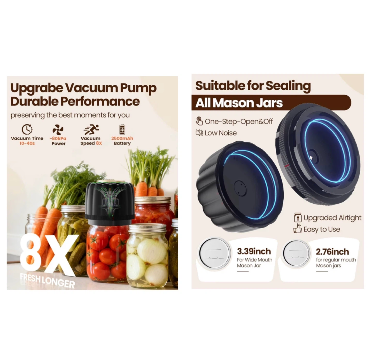 Brand new 2026 Upgraded Electric Mason Jar Vacuum Sealer Kit - photo 3