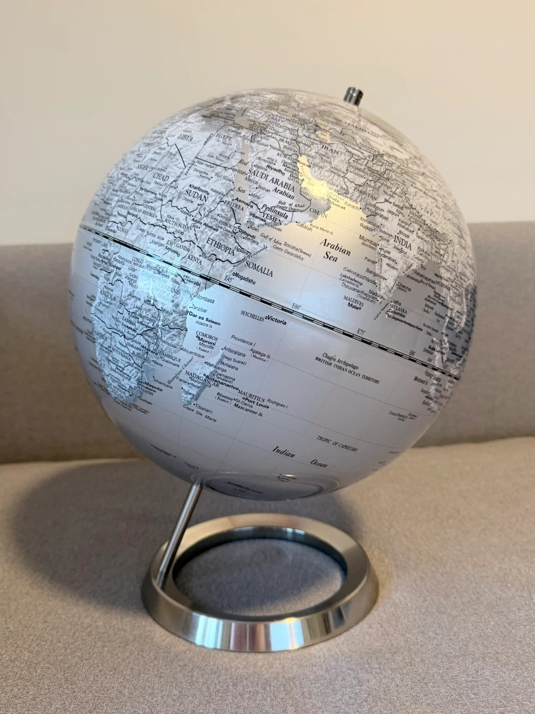 Large Decorative Globe with Stand