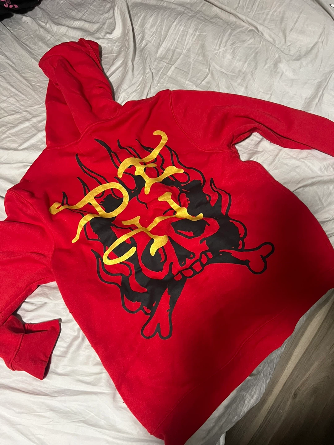 Ed Hardy Red Dragon & Skull Hoodie - photo 3